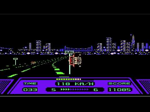 Rad Racer - Course 2 - San Francisco Highway - F1 Formula One Machine - NES