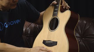 Video thumbnail for Gravaram esse violão e colocaram o som no pre amplificador dele mesmo! by Groover
