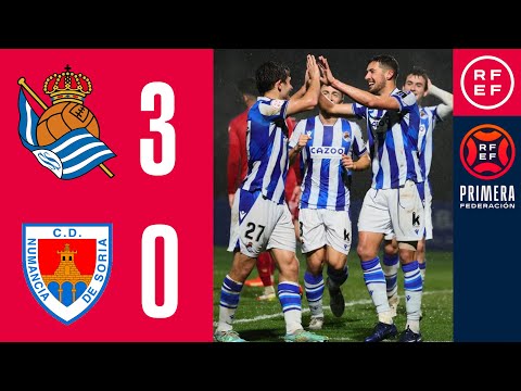 RESUMEN #PrimeraFederación | Real Sociedad B 3-0 CD Numancia de Soria | Grupo 2 | Jornada 27
