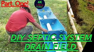 DIY Septic Drain Field with 55 gallons Barrel, 22 Home made Gravel-Lees Drain Field or Leach Field