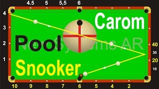Second Cushion Snooker - Pool - Carom - Billiard - New System AR