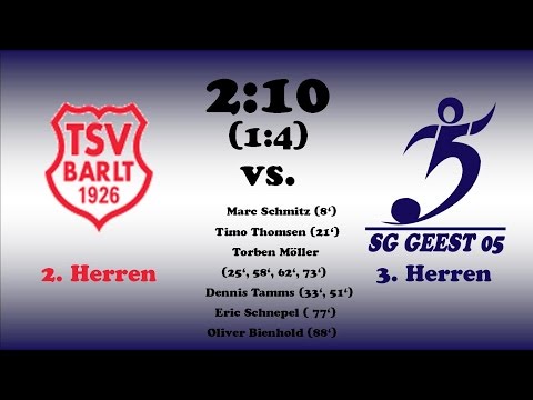 Highlights TSV Barlt II vs. SG Geest 05 III - 28.03.2016