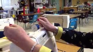 How to thread a Janome Memory Craft. By: Cathleen Johnson