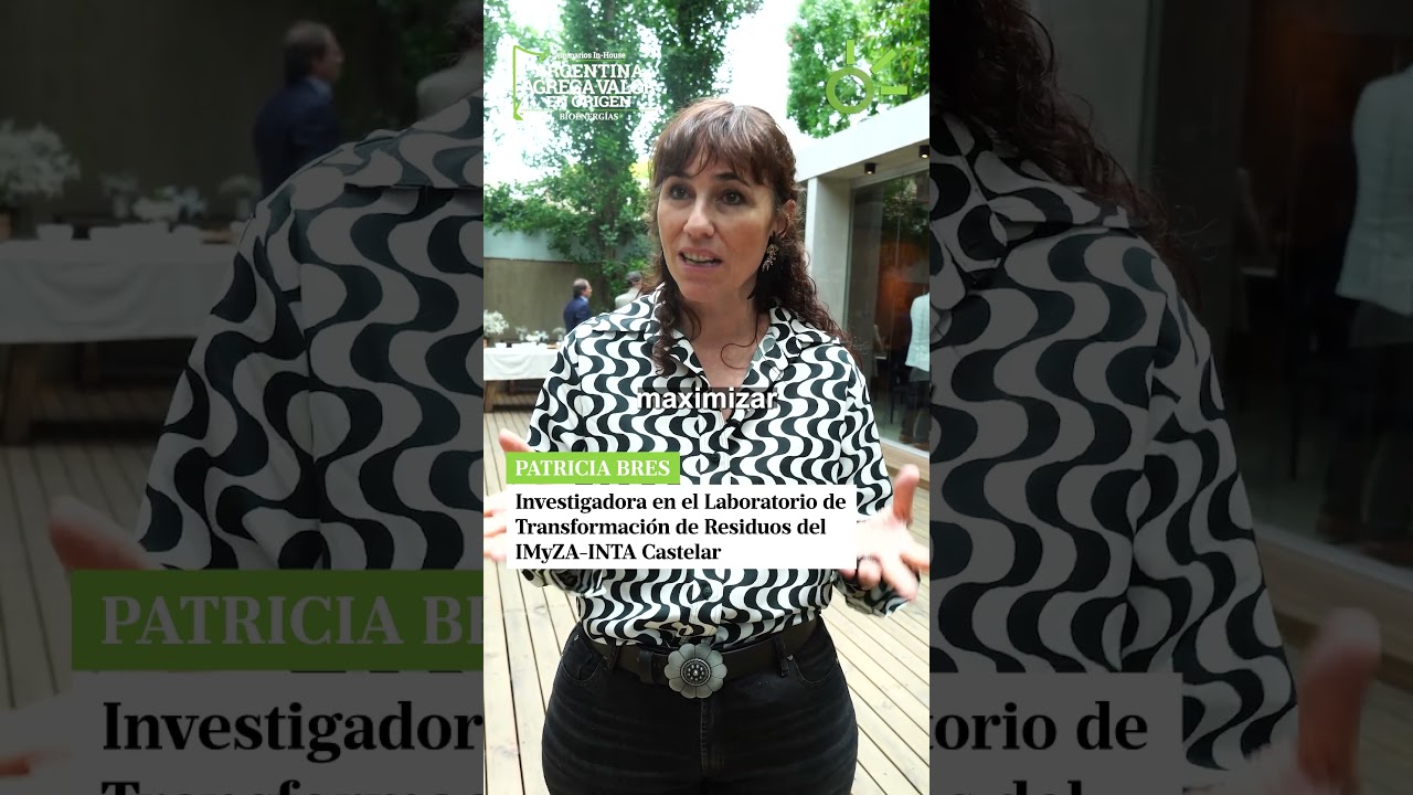 Patricia Bres- Investigadora en el Laboratorio de Transformación de Residuos del IMyZA-INTA Castelar