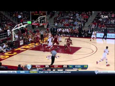 Men's Basketball: USC 66 , Wash. St. 70 - Highlights (2/25/15)