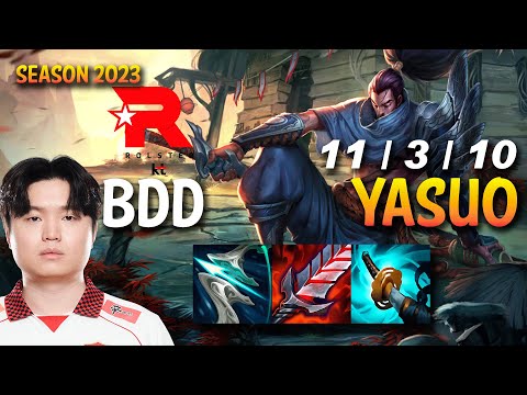 KT BDD YASUO vs SYLAS Mid - KR Ranked