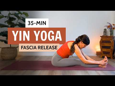 35 MIn Deep Fascia Stretch | Yin Yoga For Hips, Shoulders, Neck & Low Back