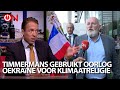 Timmermans gebruikt oorlog Oekraïne voor klimaatreligie
