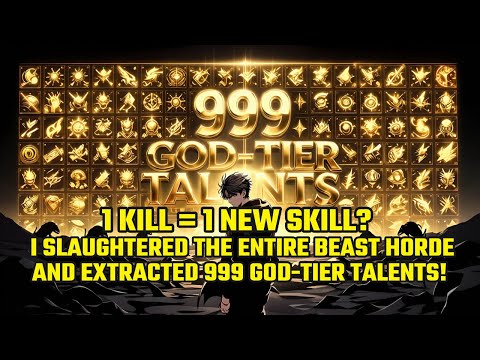 1 Kill = 1 New Skill? I Slaughtered The Entire Beast Horde And Extracted 999 GOD-TIER Talents!