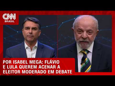 Flávio Bolsonaro e Lula querem acenar a eleitor moderado em próximo debate | LIVE CNN