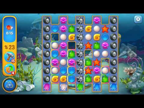 Fishdom level 460 Gameplay (iOS Android)