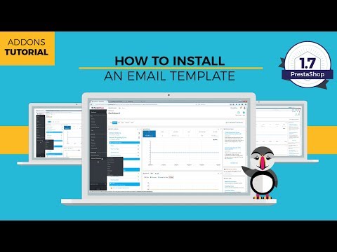 Tutorial Addons: How to install an email template