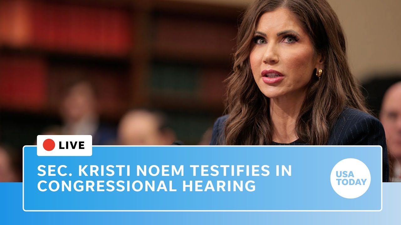 Watch live: Secretary Kristi Noem testifies at 'Worldwide Threats to the Homeland' House hearing