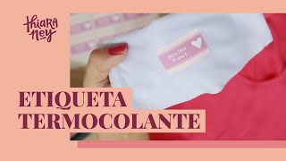 Como fazer etiquetas termocolantes para uniforme escolar para vender!