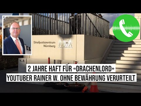 21.10.2021 #Nürnberg YouTuber Drachenlord Rainer Winkler 2 Jahre Haft ohne Bewährung Richter Weitner