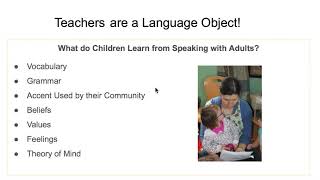 Teachers are a Language Object