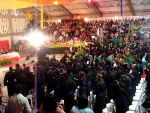 Formatura - IFRN 2010 - Jogando o Capelo