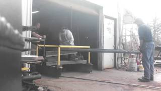 Bending Handrail Sections Using Floor Jacks