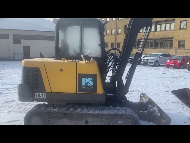 756706 Track excavator Volvo EC50 -1998 (386.1h) with two buckets