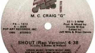 Mc Craig G - Shout  Tears for Fears [ 80's Rap ]