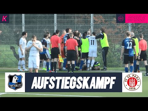Vier Platzverweise! Eskalation im Hamburger Spitzenspiel | HFC Falke - FC St. Pauli III