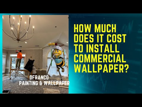How much does it cost to install commercial wallpaper?