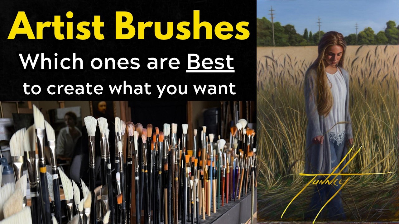 Why these are the best brushes for Artists #paintingtutorials  #arttutorial #arttechniques
