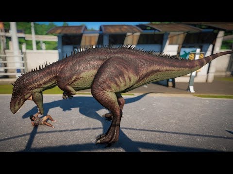Carcharodontosaurus & Tyrannosaurus Rex (T-REX) Breakout - Jurassic World Evolution