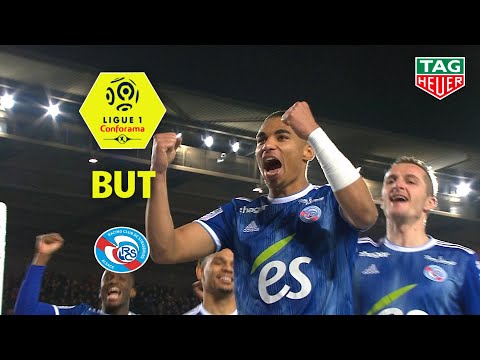 But Alexander DJIKU (50') / RC Strasbourg Alsace - Stade de Reims (3-0)  (RCSA-REIMS)/ 2019-20
