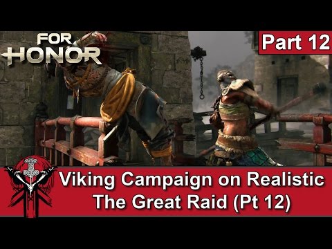 For Honor Viking Campaign Walkthrough on Realistic Part 12 Tozen Boss Fight - PS4 Pro Gameplay