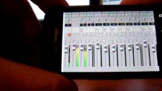 Pro Tools completely controlled by Android HTC Droid Eris Phone!!