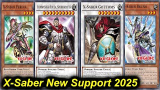 BROKEN AF!!!! | X-SABER NEW SUPPORT DECK 2025!!! | POST TERMINAL WORLD 3 |Yu-Gi-Oh!