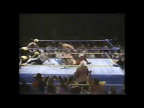 Paul Orndorff Big Van Vader vs. Sting Ron Simmons - 1/19/1993 - WCW