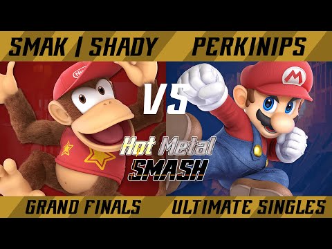 Hot Metal Smash #10 Grand Finals - SMAK | Shady (Diddy Kong) vs. Perkinips (Mario) - SSBU
