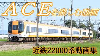 【近鉄】汎用特急の主力 22000系ACEを楽しむ動画【走行集/VVVF】
