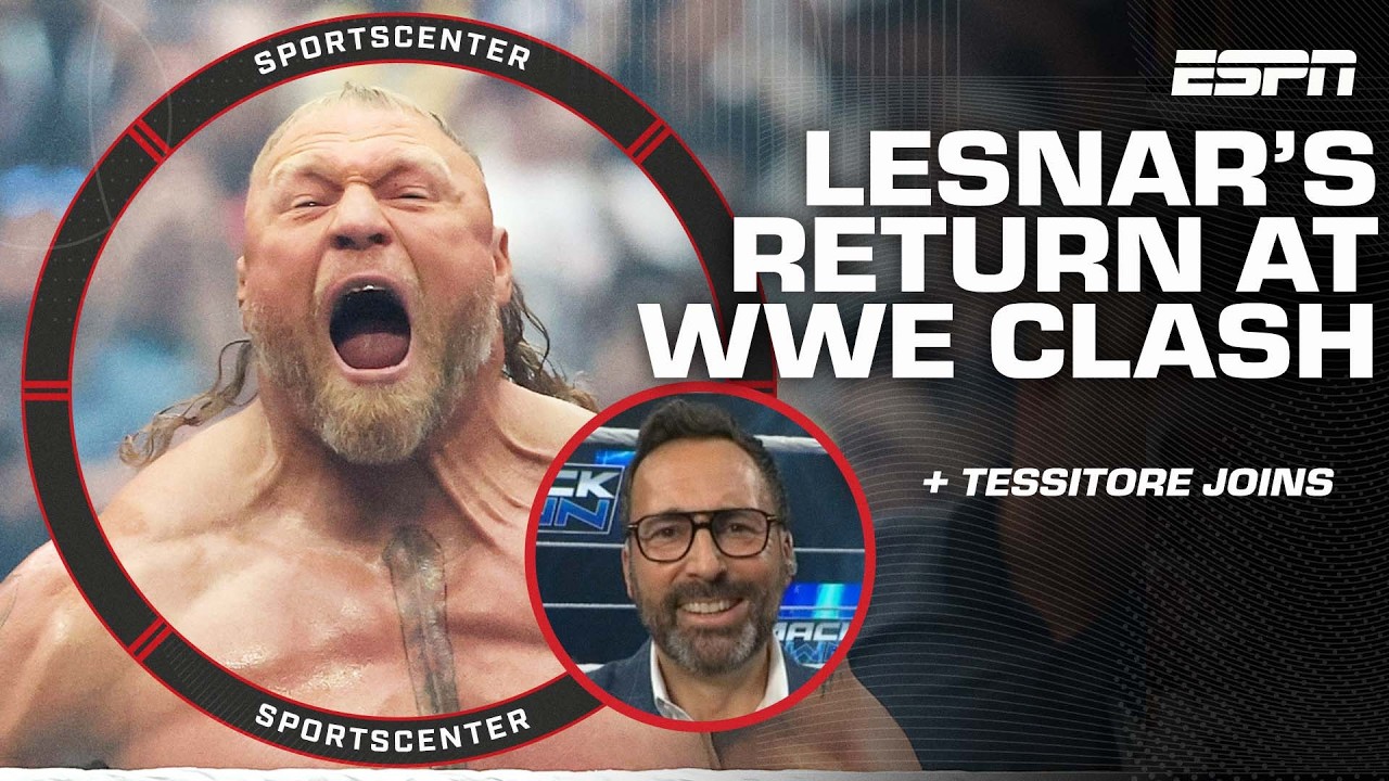 Joe Tessitore speaks on Brock Lesner returning to fight Oba Femi | SportsCenter