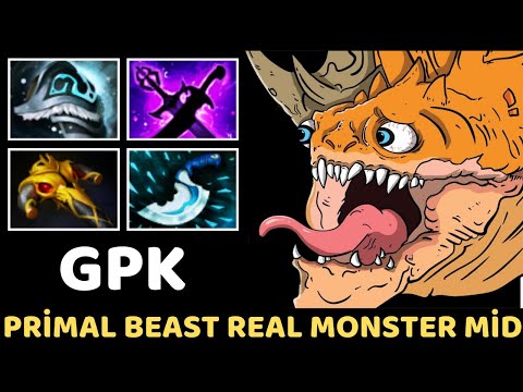 GPK Primal Beast Real Monster Mid 7.33 Dota 2