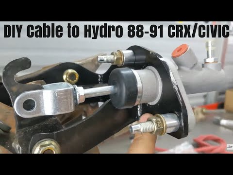 DIY Cable to Hydraulic Conversion on 88-91 Honda CRX CIVIC EF Wagon Sedan Hatchback