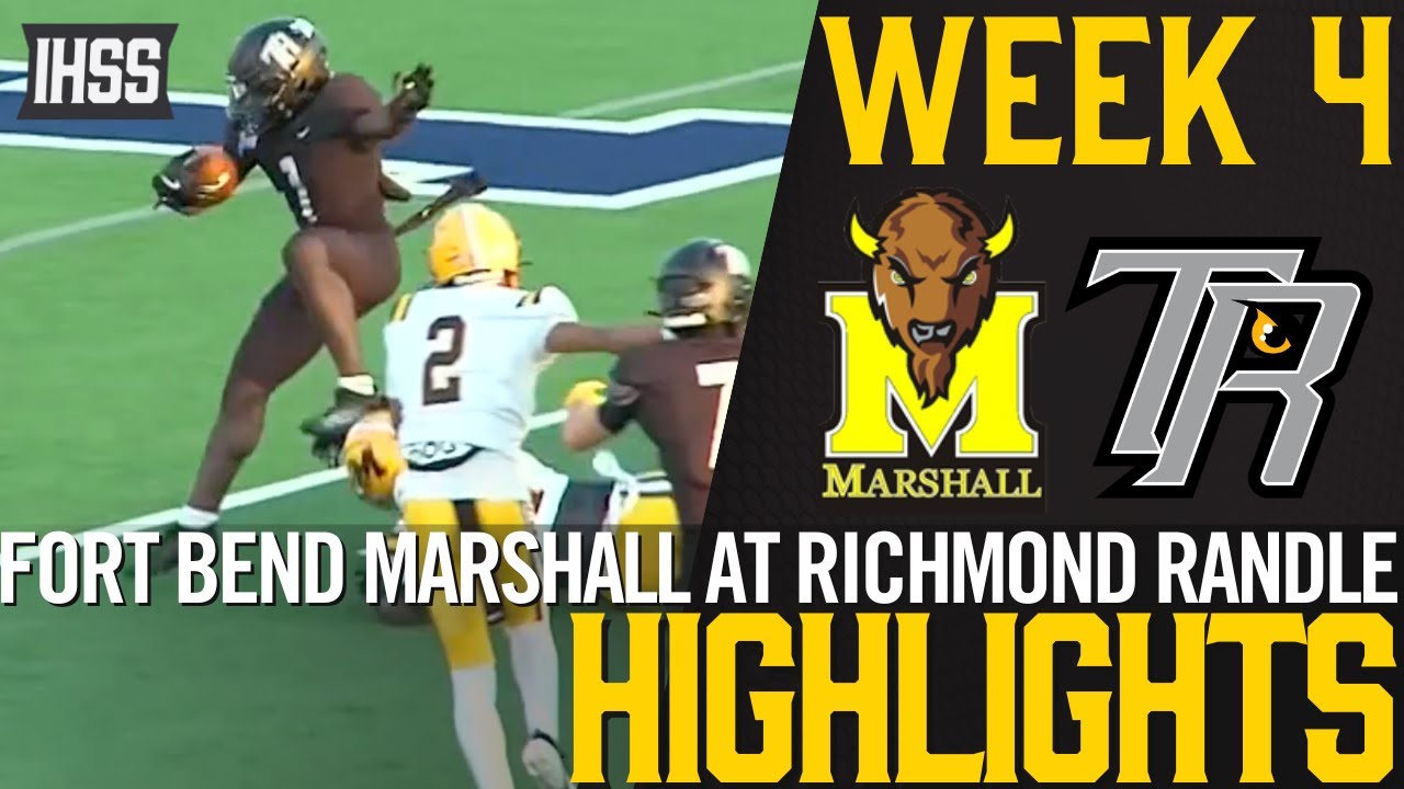 High School Football Highlights: Richmond Randall vs. Fort Bend Marshall Showdown