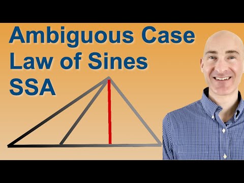 Ambiguous Case Law of Sines