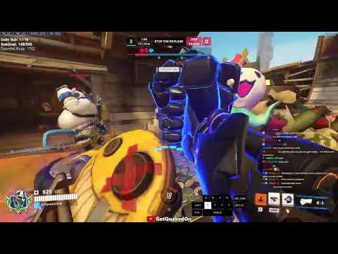GETQUAKEDON - 44 ELIMS - DOOMFIST GAMEPLAY - OVERWATCH 2 SEASON 15 PERKS