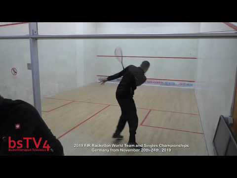 [Squash] Centercourt – Racketlon World Championships 2019 [WED 20th Nov]