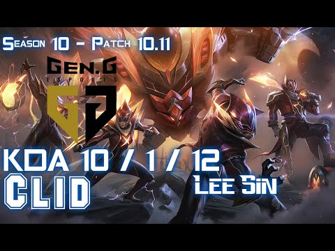 Gen Clid LEE SIN vs OLAF Jungle - Patch 10.11 KR Ranked