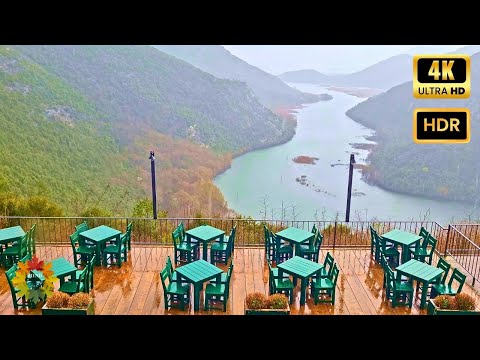 Rainy Day at Konoba Ceklin – Montenegro Café Ambience