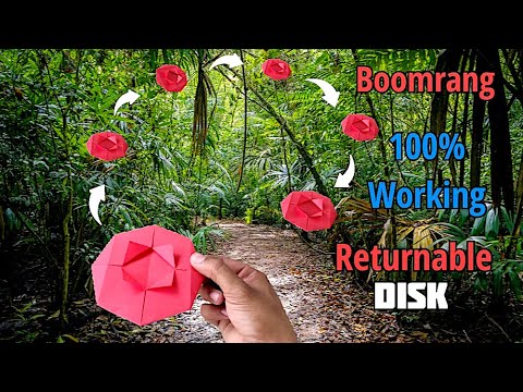 Captain america paper shield that’s comes back- Paper Boomrang - Paper Returnable Disk