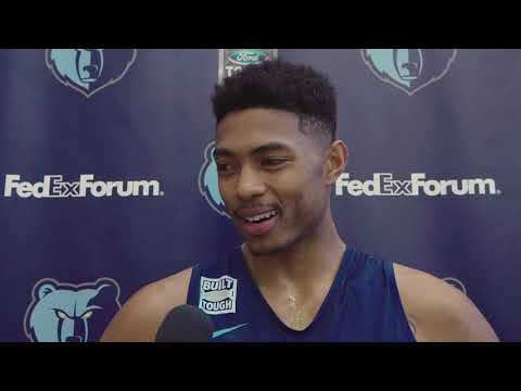 Bruno Caboclo on his first day with the Grizzlies - 1/24/19