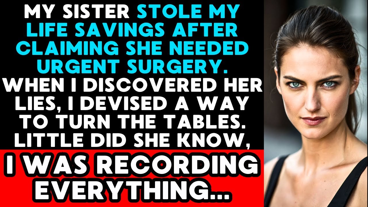 Sister Stole My Life Savings For "Surgery" - But I Caught Her Lies And Turned The Tables