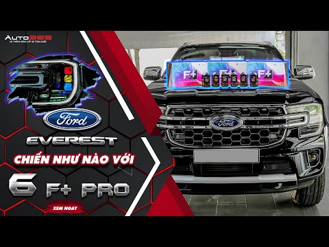 Ford Everest 2023 nâng cấp 6 bi LED X-Light F+ Pro