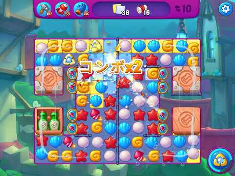 Fishdom Very Hard level 7010 no boosters フィッシュダム ベリーハード [Friend's]