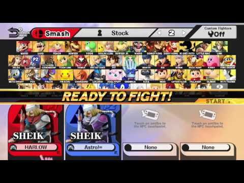 Laf. Sm4sh Bi-Weekly 2 - Harlow (Sheik/Pikachu) vs. Astro (Sheik)